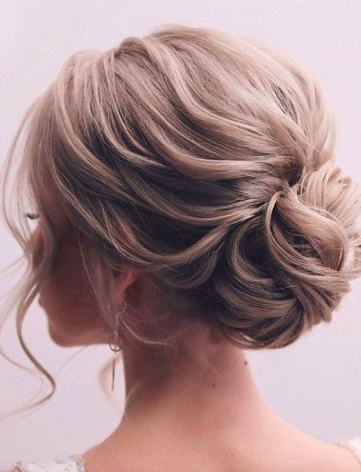 Romantic updo hairstyle